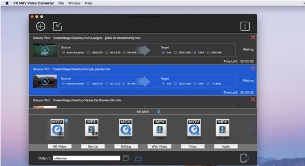 VX MKV Video Converter Mac版