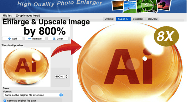 AI无损放大 for Mac