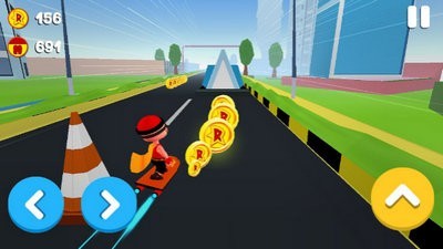 滑板英雄3D游戏