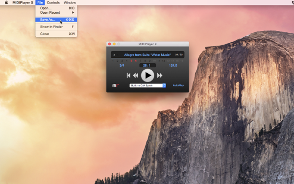 MIDIPlayer XV2.2.4Mac版