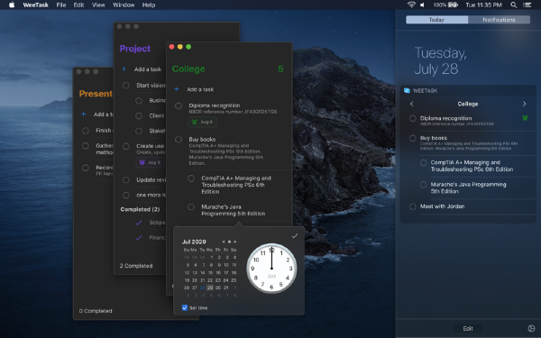 WeeTaskV1.1Mac版