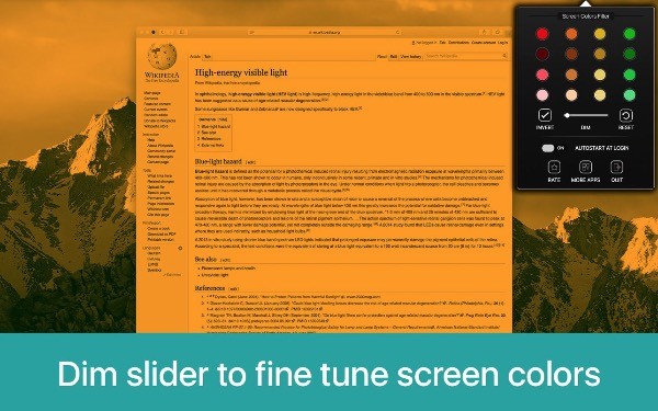 Screen Colors Filter V1.0Mac版