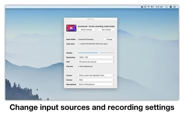 Screencast Mac版