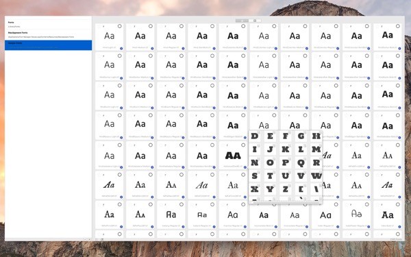 Font Manager Deluxe Mac版