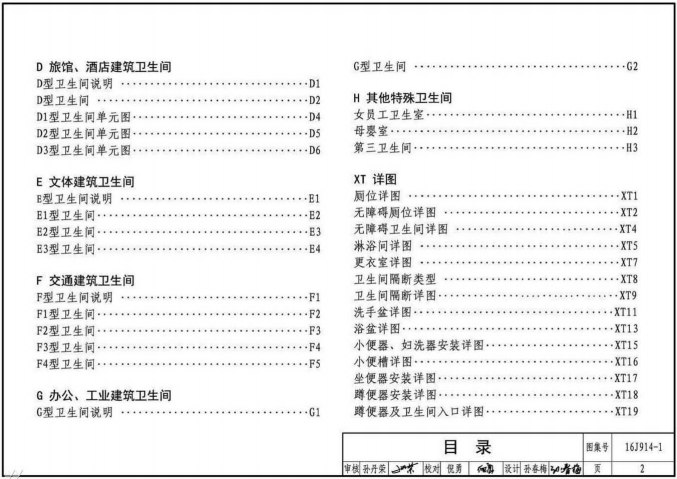 16j9141公用建筑卫生间图集pdfv18