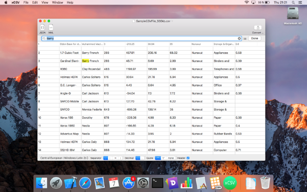 xCSV Mac版