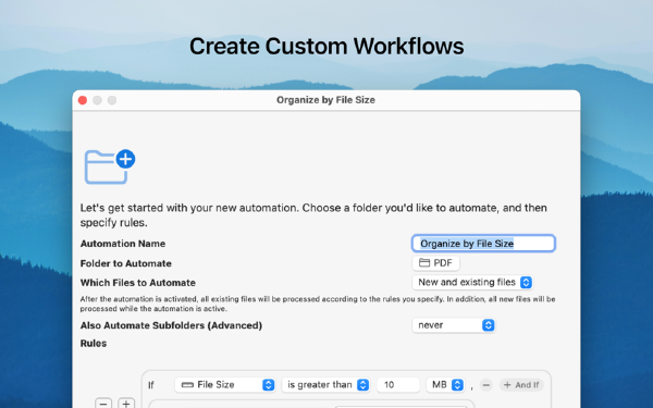 FileBot Automate Folders Mac版