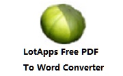 LotApps Free PDF To Word Converter v1.0.0.5电脑版
