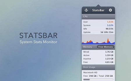 StatsBar Mac截图