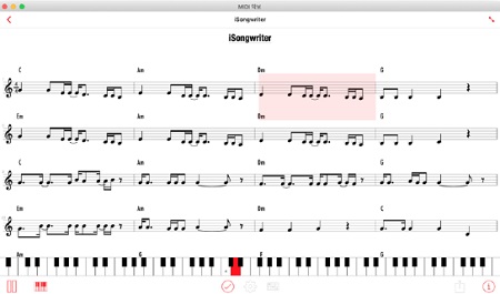 MIDI乐谱Mac截图