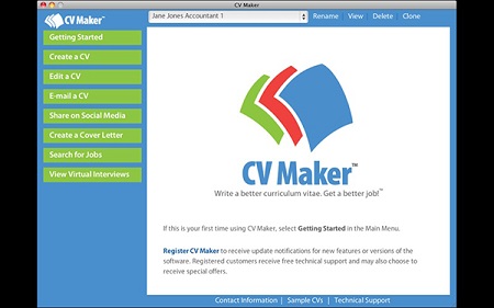 CV Maker Mac截图