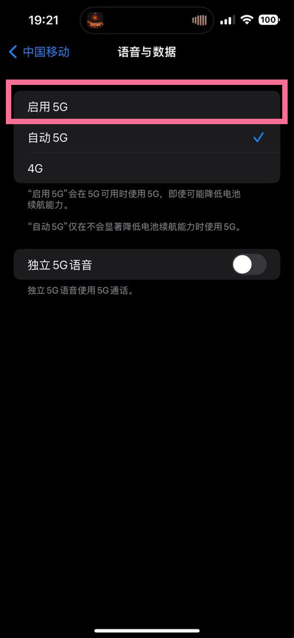 苹果14promax怎么开5G