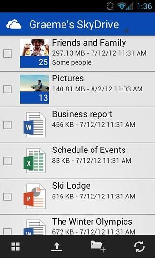 微软云存储app(Microsoft OneDrive)截图0