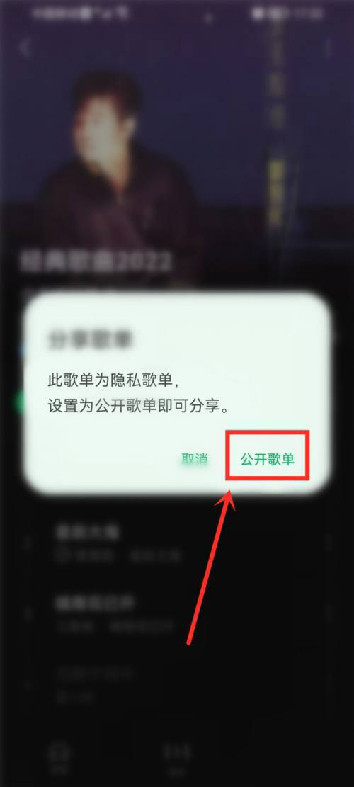 汽水音乐怎么设置歌单公开