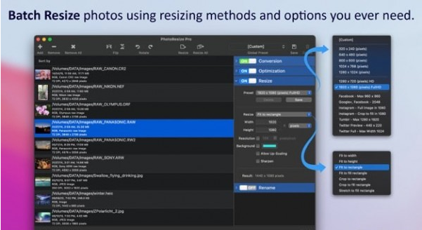 PhotoResize Pro Mac版V7.1