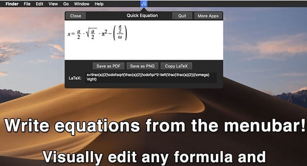 Quick Equation Mac版V1.3.12