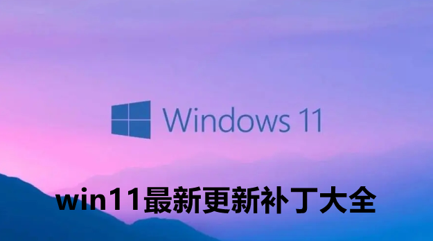 win11最新更新补丁大全