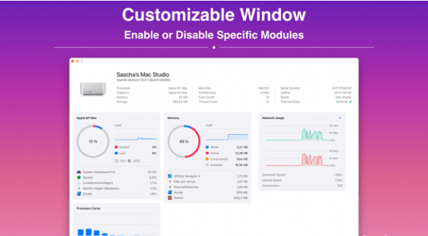 System Dashboard Pro Mac版