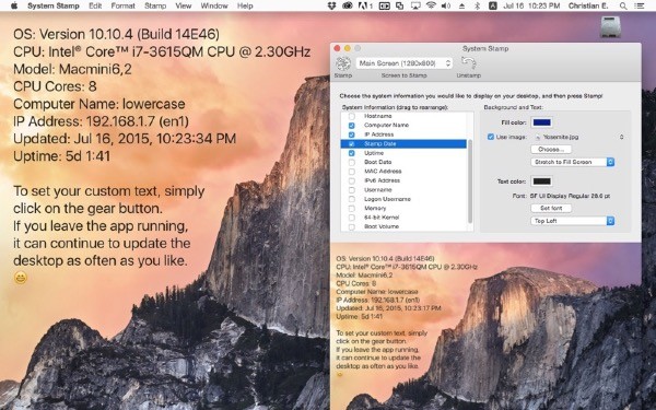 System Stamp Mac版