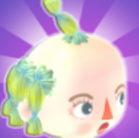 填充头发