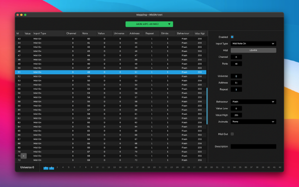 MidiArtnet Mac版