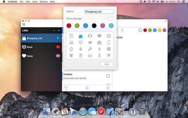 ListBook for mac