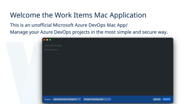 Work Items Mac版