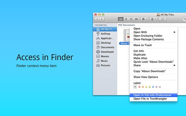 File Info Professional for Mac