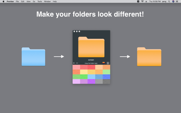 Color Folder Mac版