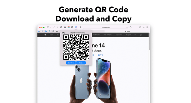 URL to QR Code Mac版