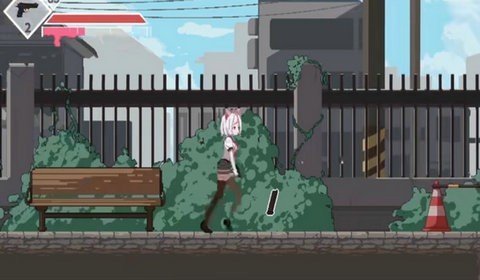 白毛少女大战僵尸免费版游戏