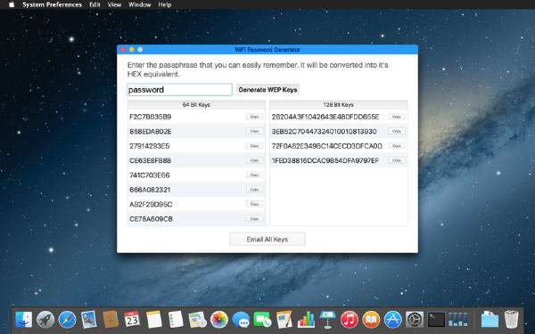 Wifi Password Generator Mac版