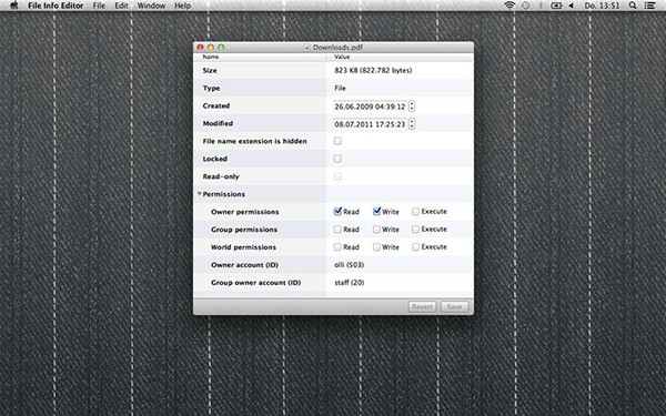 File Info Editor for Mac