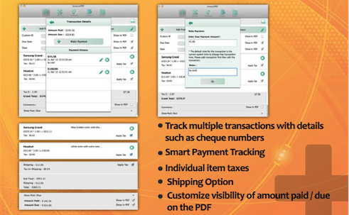 Invoice PDF Mac版