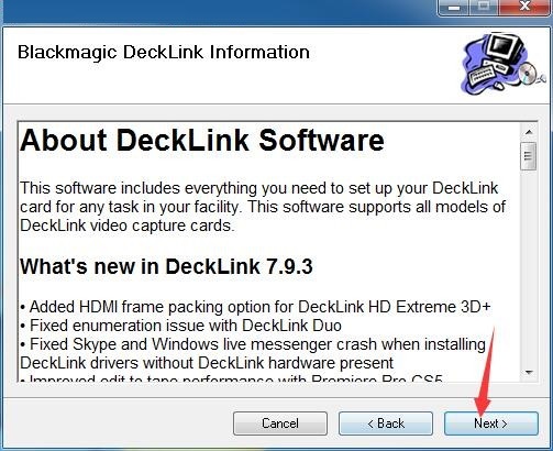 Blackmagic Design DeckLink采集卡驱动 v7.9.3官方版
