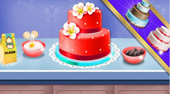 女孩蛋糕烘焙店游戏