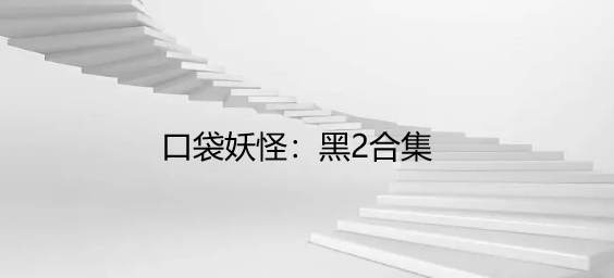 口袋妖怪：黑2合集