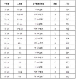 36ab胸罩尺码详解