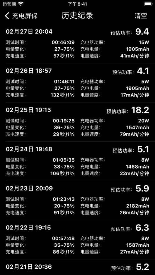 充电屏保