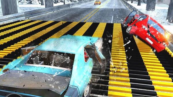 冲撞卡车