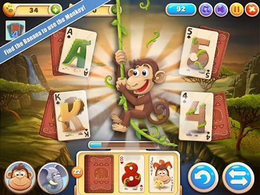 猴子纸牌屋(solitaire safari)安卓版1