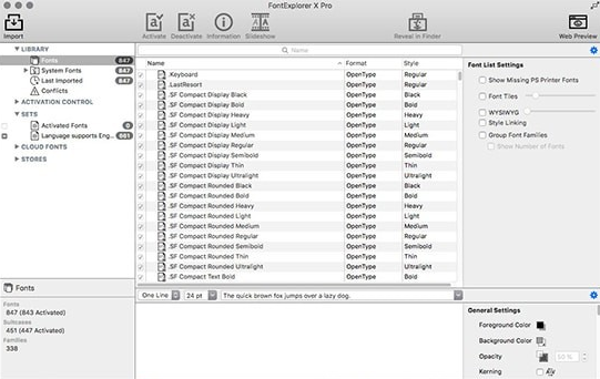 FontExplorer X ProV7.2.6Mac版