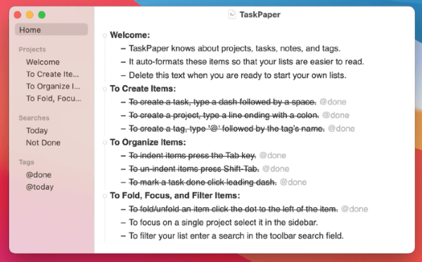 TaskPaper MacV3.8.15免费版