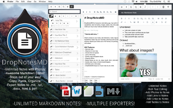 DropNotesMDV1.0Mac版