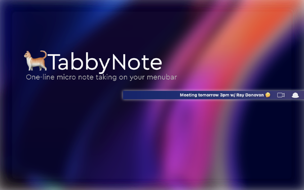 TabbyNoteV1.0Mac版