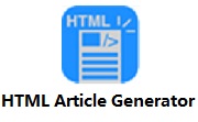 HTML Article Generator v1.0电脑版