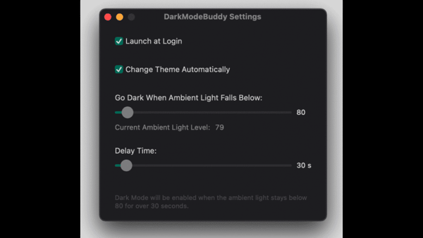 DarkModeBuddy V1.1Mac版