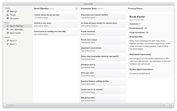 Scrumshee‪t‬V0.7.2Mac版