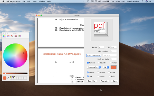 pdf Paginate ProV2.1Mac版