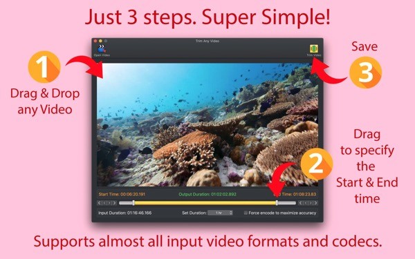 Trim Any Video Mac版